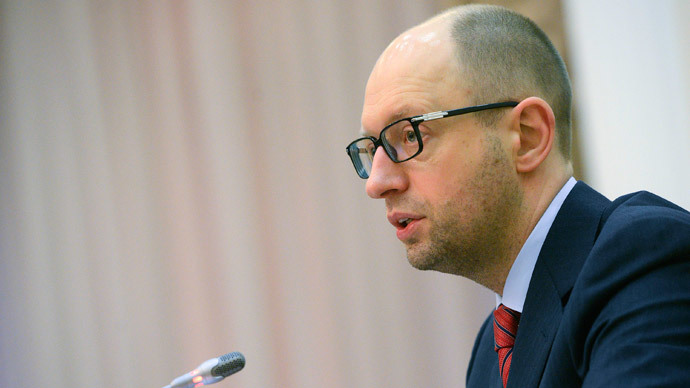 Yatsenyuk demands $1bn worth of gas ‘stolen’ by Russia in Crimea