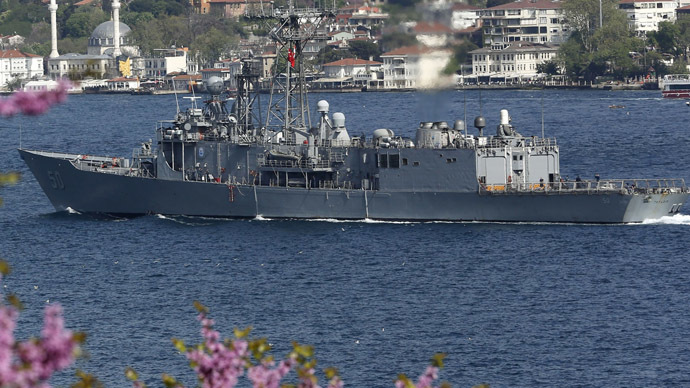U.S. Navy frigate USS Taylor (Reuters/Murad Seze)