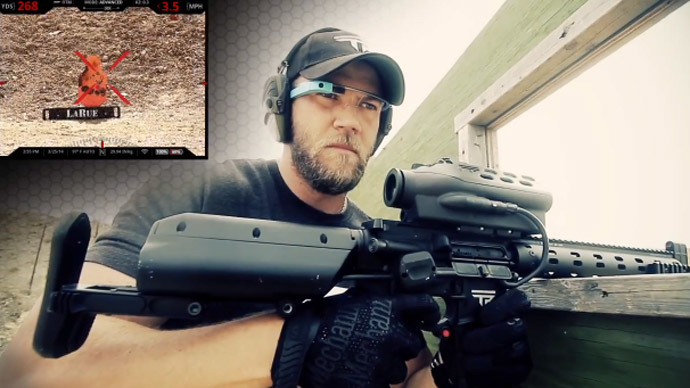 Google Glass gun app would provide 'mind-blowing'  ability to shoot around corners