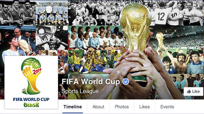 Facebook claims to become 'biggest stadium in the world' for World Cup