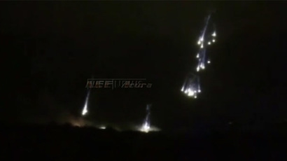 ‘White rain’: Donetsk residents record alleged phosphorus shelling (VIDEO)