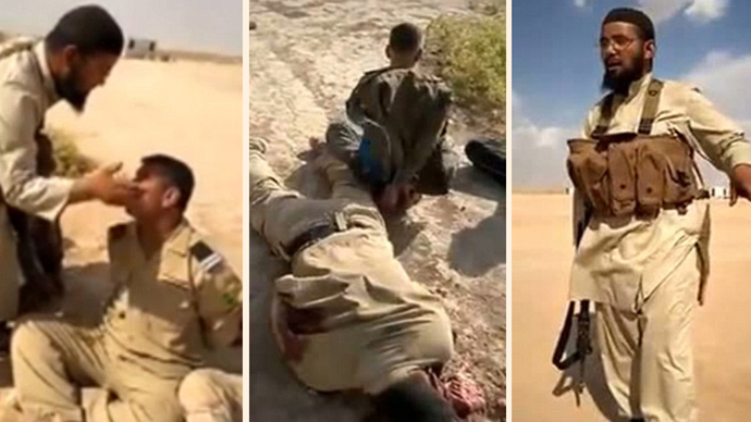 Gruesome ISIS atrocities: Video shows Iraqi soldiers insulted, then executed (GRAPHIC)