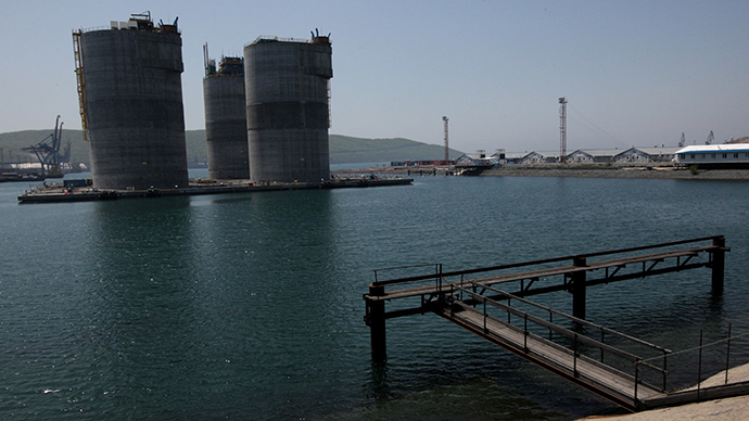 Russia launches largest oil drilling platform in the country's Far East