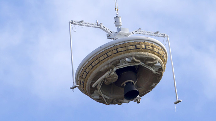 'Bad chute' sours NASA 'flying saucer' test launch (VIDEO)