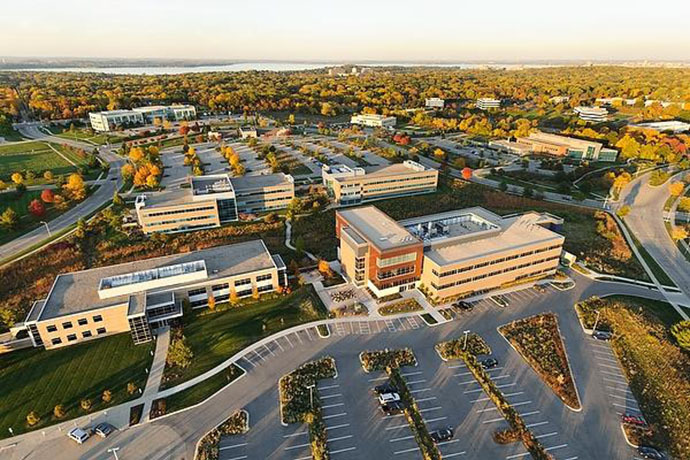 University Research Park, where Kawaoka conducts flu GOF experiments. (Photo by Jeff Miller/UW-Madison / cidrap.umn.edu)