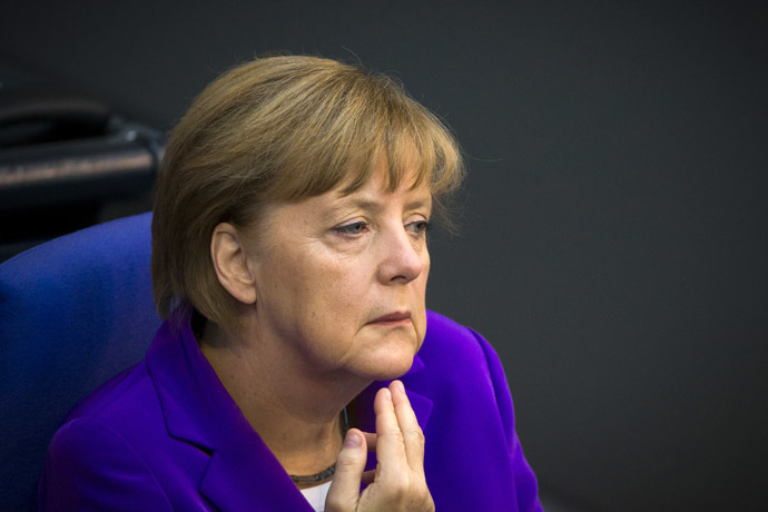 German Chancellor Angela Merkel (Reuters/Thomas Peter)