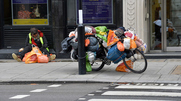 UK Families living on ‘knife edge’, homeless charity says
