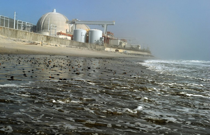 View of the San Onofre Nuclear Power Plant in north San Diego County (AFP Photo / Mark Ralston)
