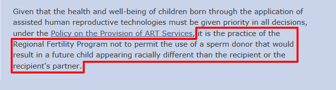 Screenshot from www.regionalfertilityprogram.ca