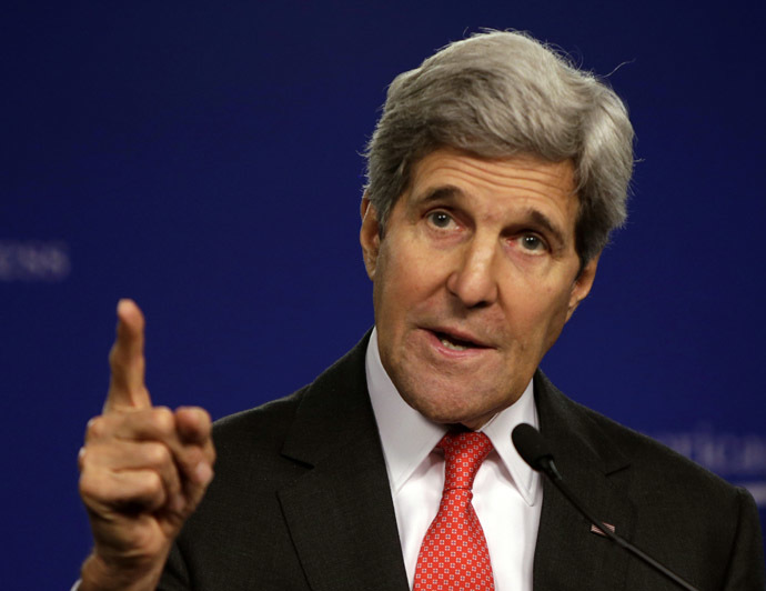U.S. Secretary of State John Kerry (Reuters/Gary Cameron)