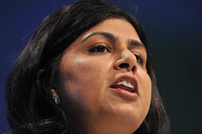 Baroness Sayeeda Warsi resigned as foreign office minister on Tuesday, emphasizing Downing Streetâs political stance on Israel's actions in Gaza was âmorally indefensible.â (Reuters/Toby Melville)