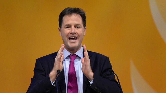Britain's Deputy Prime Minister, Nick Clegg, warns Israelâs military offensive in Gaza has âoverstepped the mark.â (Reuters/Russell Cheyne)