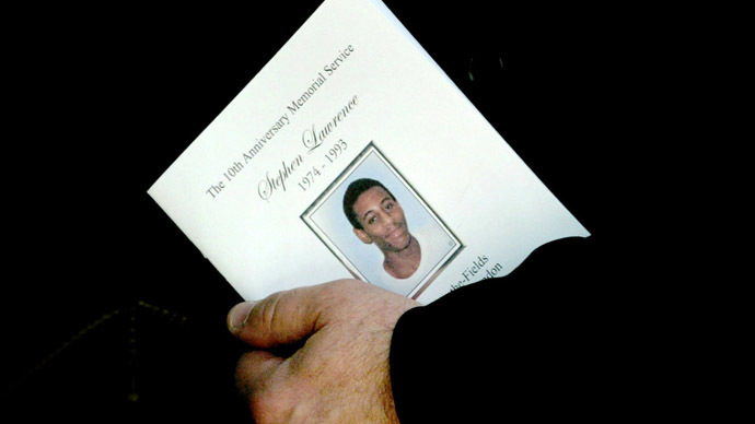 The unsatisfactory murder investigation of Stephen Lawrence, who who was killed in a racially motivated attack in 2003, has contributed to the erosion of public confidence in the integrity of Scotland Yard.(Reuters/Toby Melville)