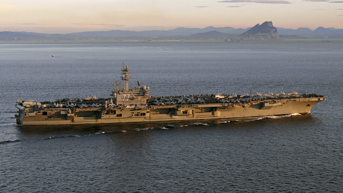The aircraft carrier USS George H. W. Bush (Reuters / U.S. Navy / Lt. Juan David Guerra / Handout via Reuters)