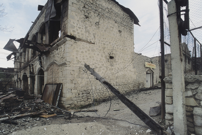 The town of Shushi after the liberation, Nagorny Karabakh. May 1992. (RIA Novosti / R. Mangasaryan)