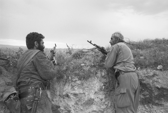 Nagorno-Karabakh's Mardakert district. Frontline. Realities of war. July 1992 (RIA Novosti / R. Mangasaryan)