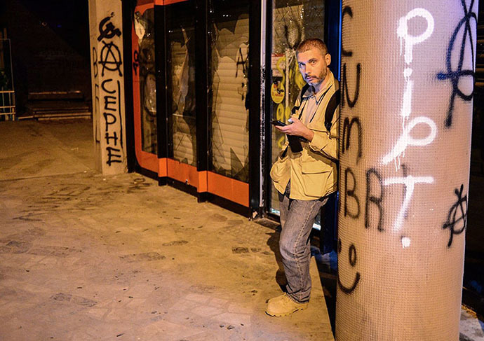 Rossiya Segodnya special photojournalist Andrei Stenin. Photo by Damir Bulatov. Archive photo. (RIA Novosti)