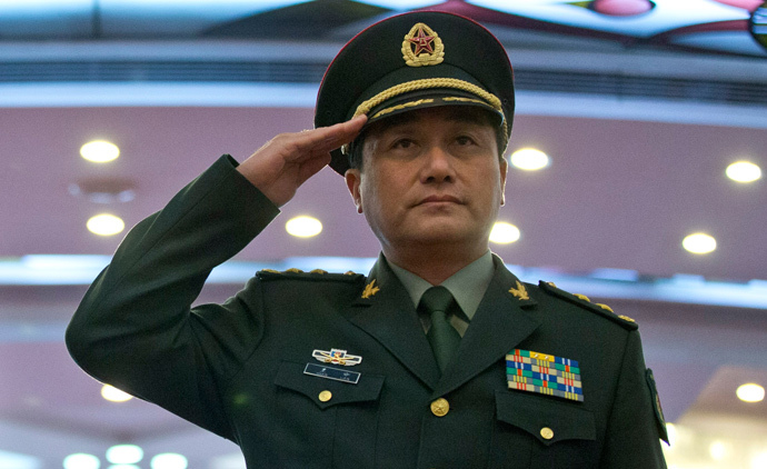 Gen. Wang Ning deputy Chief Staff of the People's Liberation Army (AFP Photo / Pool / Alexander F. Yuan)