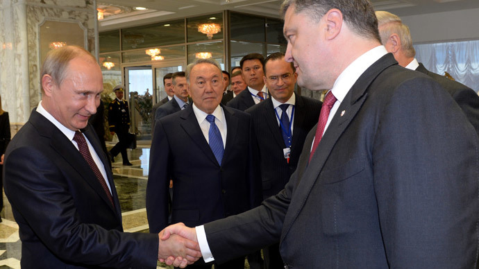 Russian and Ukrainian leader meet for face-to-face talks in Belarus - Kremlin