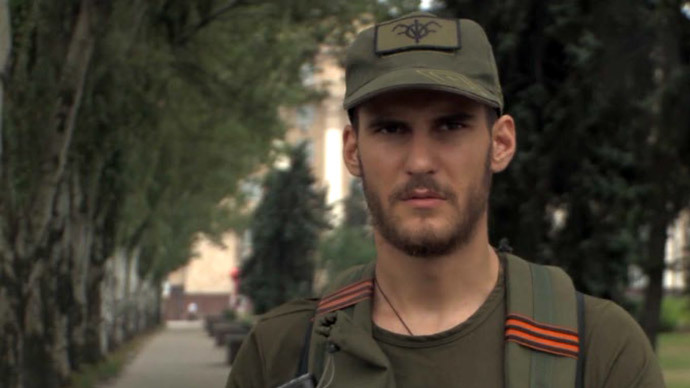 French fighter Nikola. Screenshot from RT video