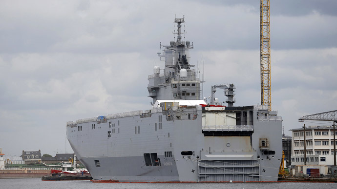 France says it cannot deliver Mistral warship to Russia over Ukraine