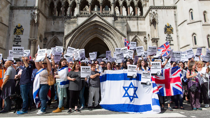 Anti-Semitic attacks in Britain quadrupled over Gaza