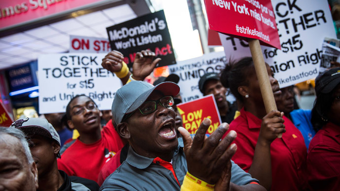 Fast food worker strike begins with arrests nationwide (PHOTOS)