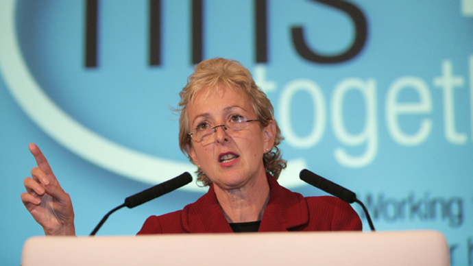 Unite Assistant General Secretary, Gail Cartmail. (Image from archive.unitetheunion.org)