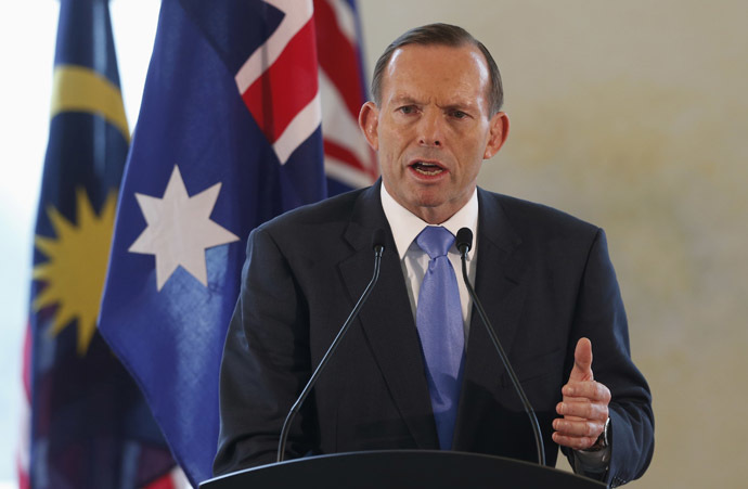 Australian Prime Minister Tony Abbott (Reuters/Olivia Harris)
