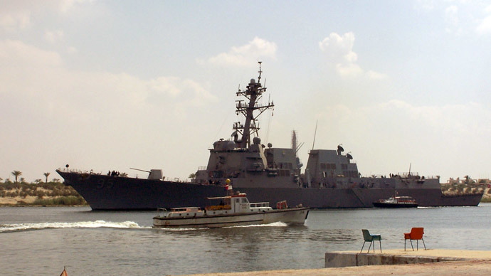 Navy removes destroyer's top three officers mid-deployment