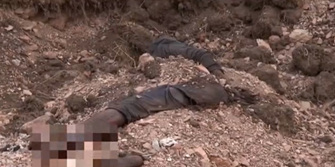 Screenshot from Channel One video