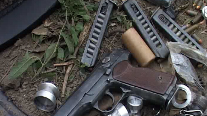 Video still from Russia's National Anti-Terror Committee