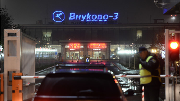 Checkpoint at Moscowâs Vnukovo Airport (RIA Novosti / Maksim Blinov)