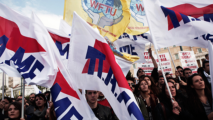 Thousands protest against austerity in Athens (VIDEO, PHOTOS)