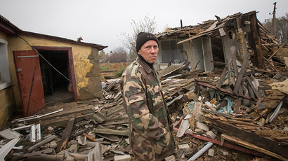 Ukraine scraps human rights treaty for rebel areas, cuts services, freezes banks