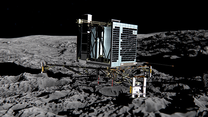 First #CometLanding in history as Rosetta's Philae touches down