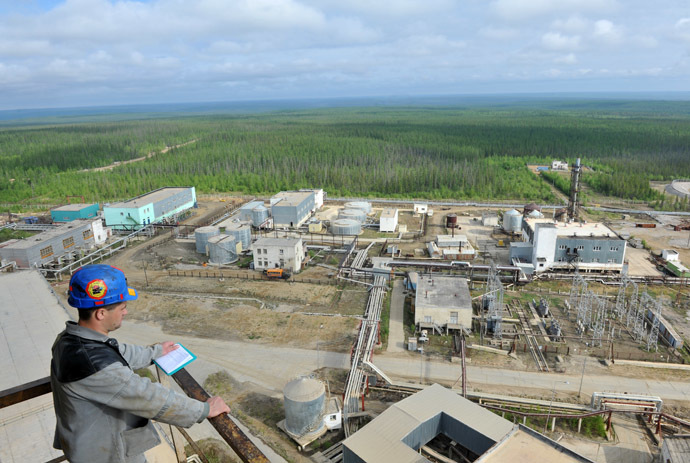 ALROSA's Internatsionalny diamond field in Mirny, Republic of Sakha (Yakutia). (RIA Novosti/Aleksandr Utkin)