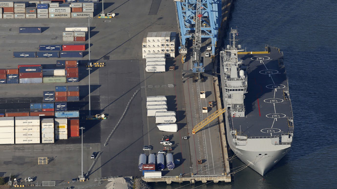 ​Moscow to seek damages if Mistral ship not delivered by end Nov - source