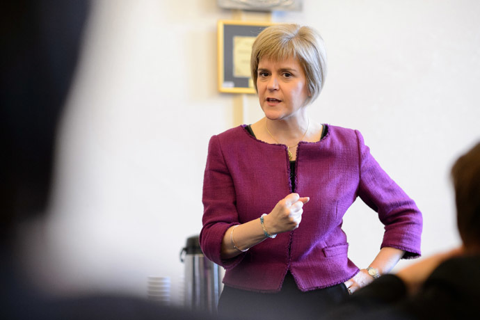 Deputy First Minister Nicola Sturgeon (AFP Photo/Leon Neal)