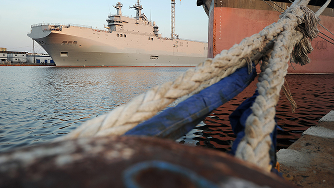 France postpones Mistral delivery to Russia over Ukraine 'until further notice'
