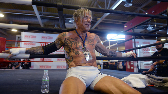 Mickey Rourke’s Russian adventure: Boxing, meeting Putin, looking to adopt dog