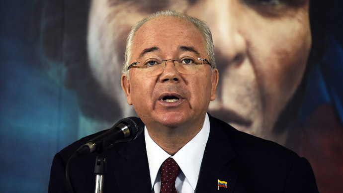 Venezuelan Foreign minister Rafael Ramirez (AFP Photo)