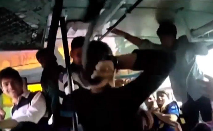 Screenshot from Ruptly video