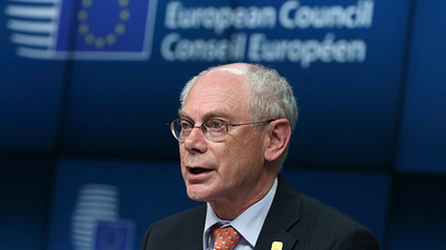 Gravy train: Retired EU president Van Rompuy gets a whopping $600k+ payoff