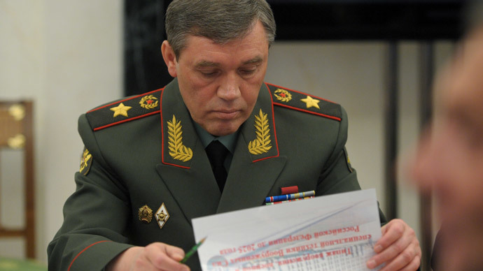 Army General Valery Gerasimov.(RIA Novosti / Alexei Druzhinin)