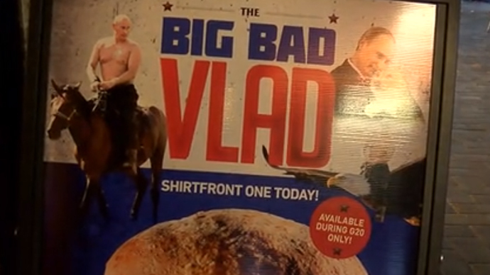 Shirtfront: What Abbott threatened to do to Putin becomes word of year in Australia