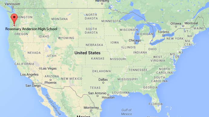 portland oregon in us map 4 Shot 3 Hospitalized In Portland Oregon High School Shooting portland oregon in us map