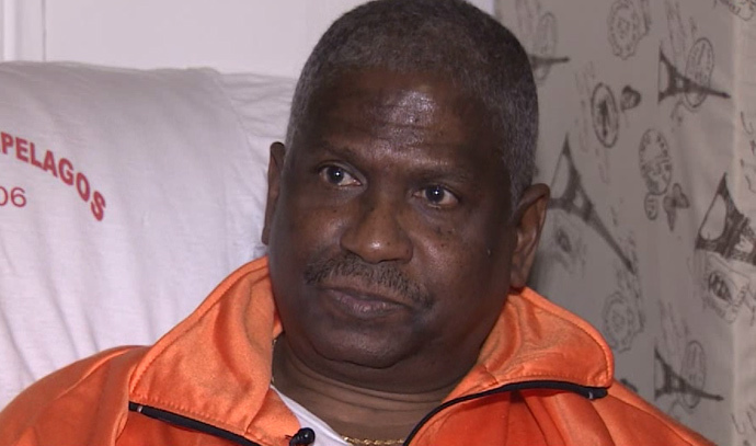 Bernard Nourrice, a former resident of Diego Garcia, was evicted from his home when the UK leased the Chagos Islands to the United States (RT video screenshot)
