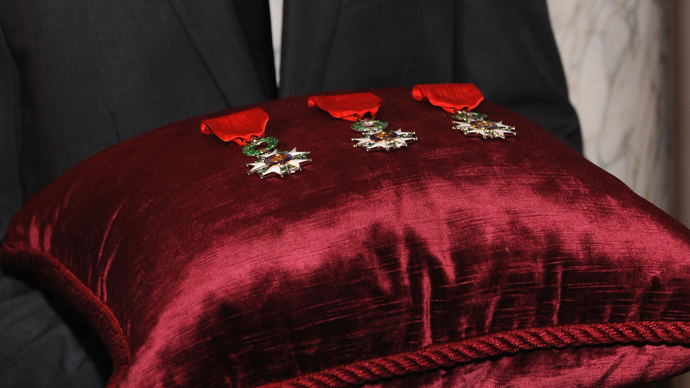 The Chevalier Legion of Honor Award (Andrew Toth / Getty Images / AFP)