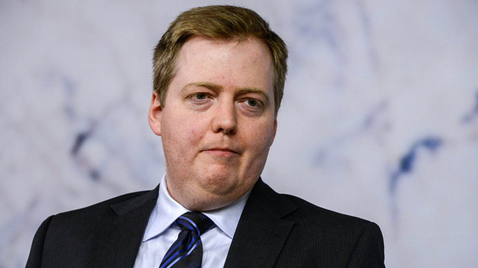 Iceland's Prime Minister Sigmundur Davio Gunnlaugsson (AFP/SCANPIX)